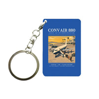 Thumbnail for Convair 880 - Poster - Key Chain - Blue