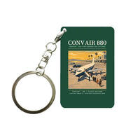 Thumbnail for Convair 880 - Poster - Key Chain - Dark Green