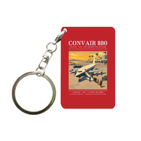 Thumbnail for Convair 880 - Poster - Key Chain - Red