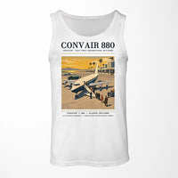 Thumbnail for Convair 880 - Poster - Tank Top - White