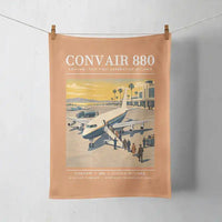 Thumbnail for Convair 880 - Poster - Towel - Orange