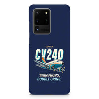 Thumbnail for Convair CV-240 - Cartoon - Samsung Case - Navy Blue