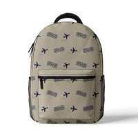 Thumbnail for Convair CV-440 Metropolitan - 3D Backpack - 3D Pattern - Beige
