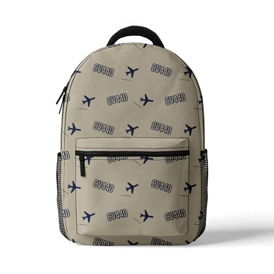 Convair CV-440 Metropolitan - 3D Backpack - 3D Pattern - Beige