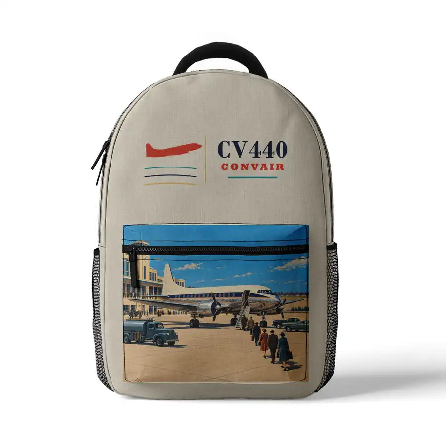 Convair CV-440 Metropolitan - 3D Backpack - Beige
