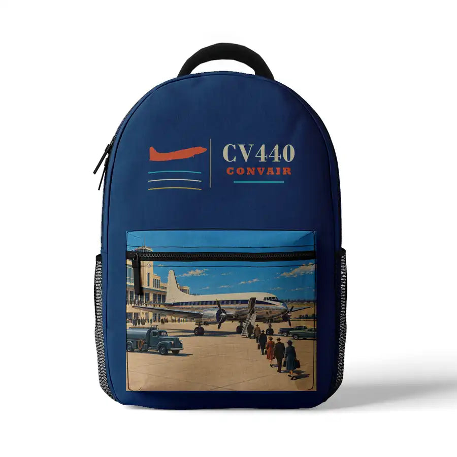 Convair CV-440 Metropolitan - 3D Backpack - Blue