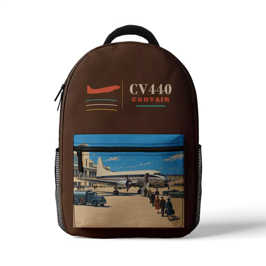 Convair CV-440 Metropolitan - 3D Backpack - Brown