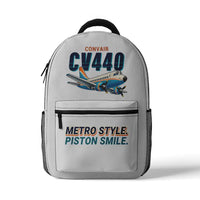 Thumbnail for Convair CV-440 Metropolitan - 3D Backpack - Cartoon - White