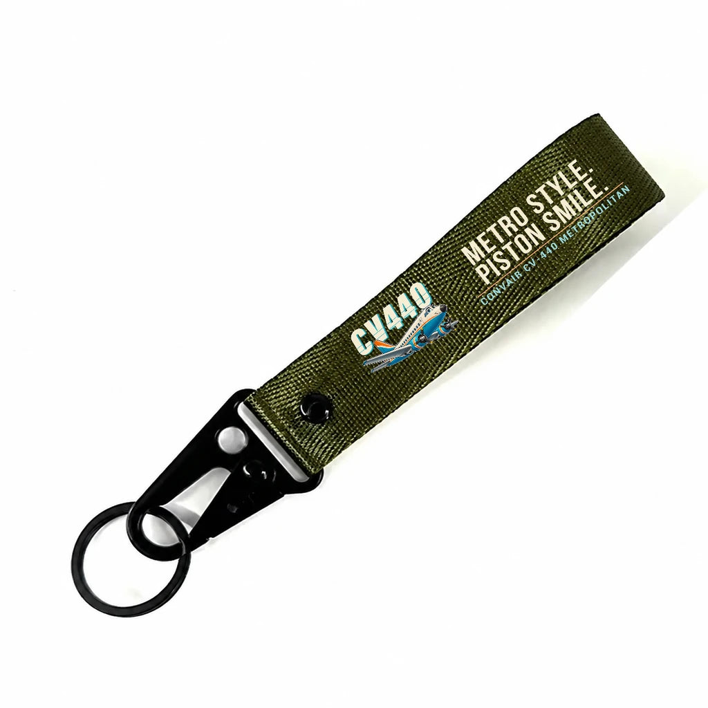 Convair CV-440 Metropolitan Hawk-Shaped Key Chains - Dark Green - Cartoon