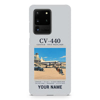 Thumbnail for Convair CV-440 Metropolitan - Poster + Name - Samsung Case - Light Gray