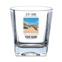 Thumbnail for Convair CV-440 Metropolitan - Poster + Name - Whiskey Glass