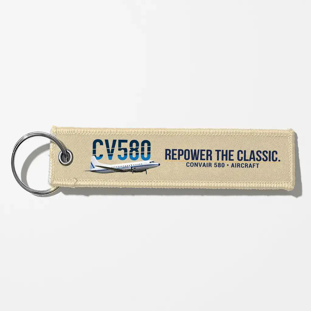 Convair 580 Aviator Key Chains - Beige