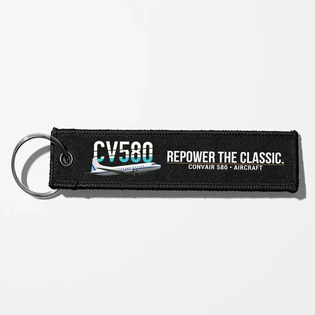 Convair 580 Aviator Key Chains - Black