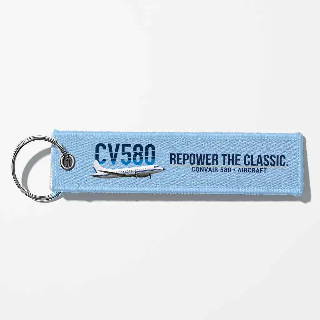 Convair 580 Aviator Key Chains - Light Blue