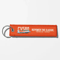Thumbnail for Convair 580 Aviator Key Chains - Orange
