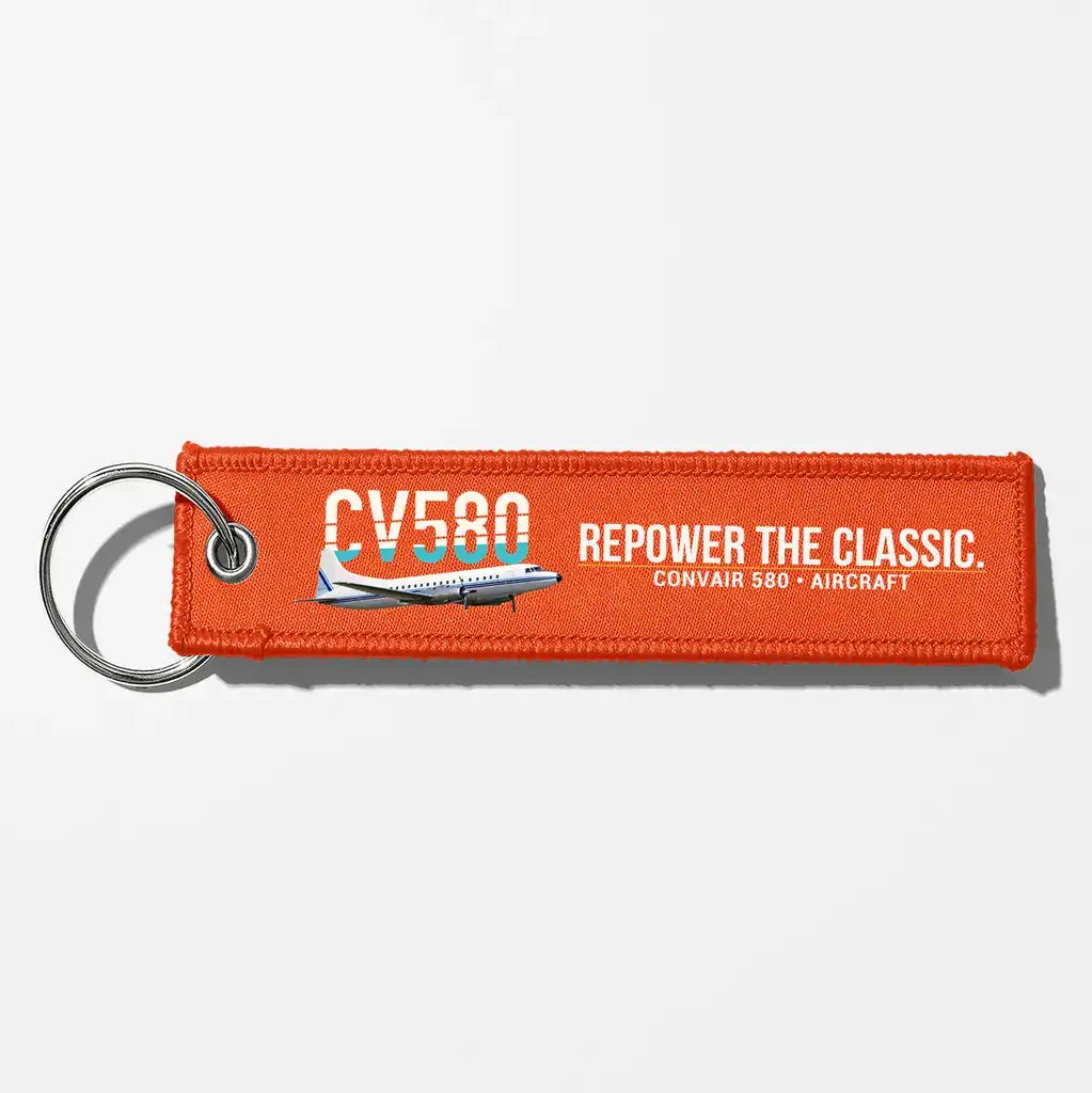 Convair 580 Aviator Key Chains - Orange