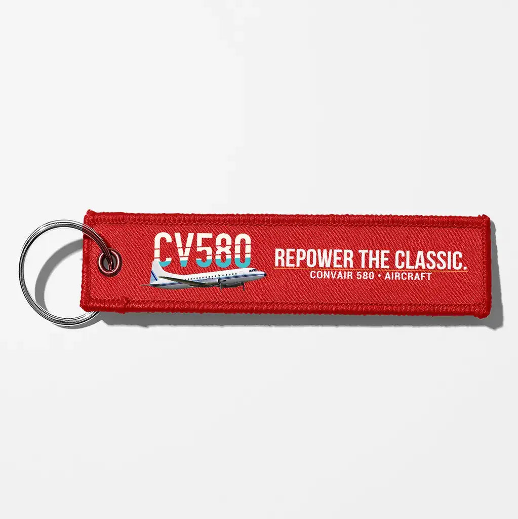 Convair 580 Aviator Key Chains - Red