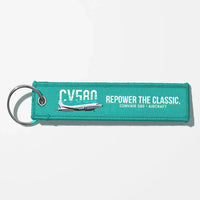 Thumbnail for Convair 580 Aviator Key Chains - Turquoise