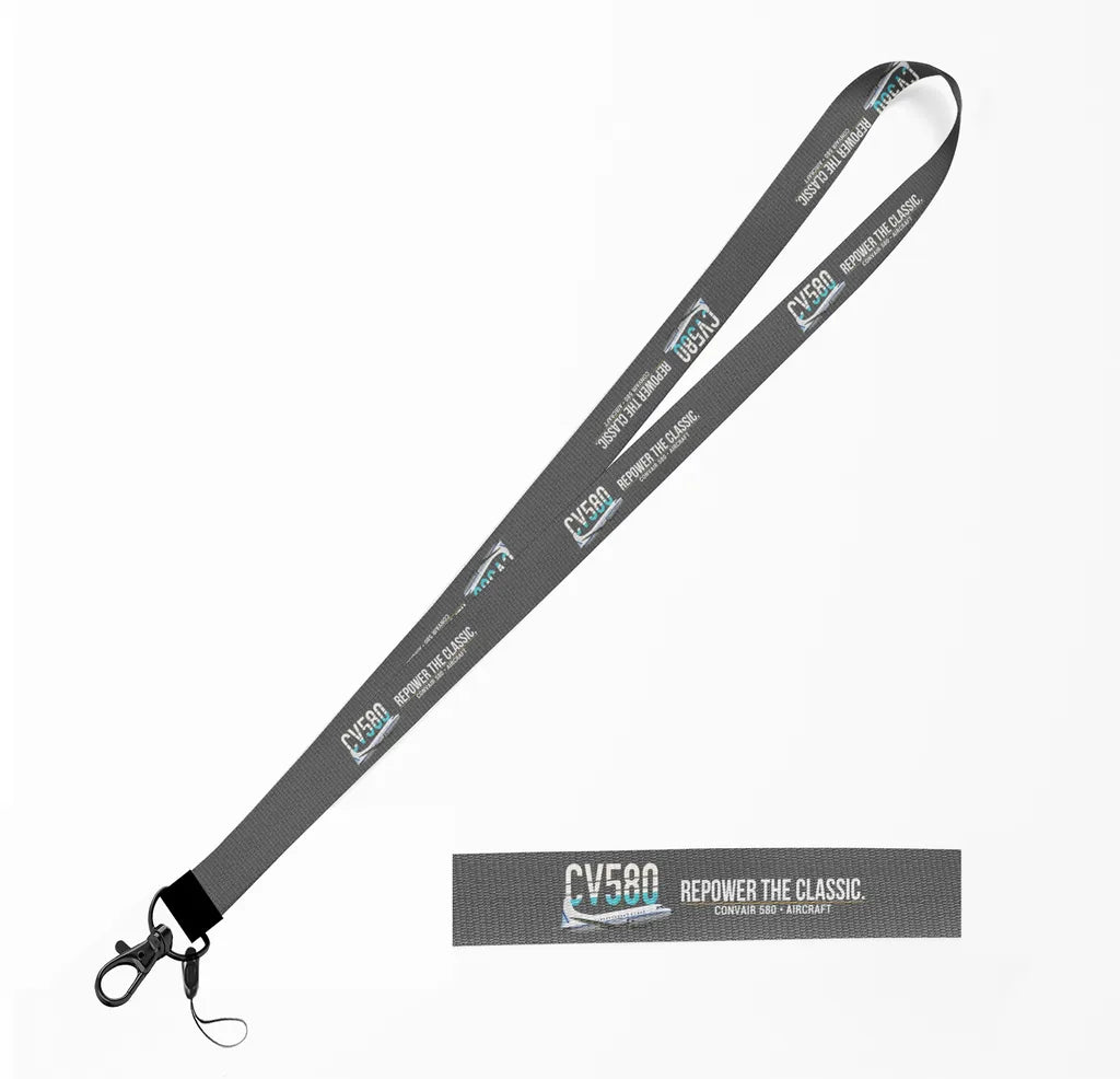 Convair 580 lanyard - gray