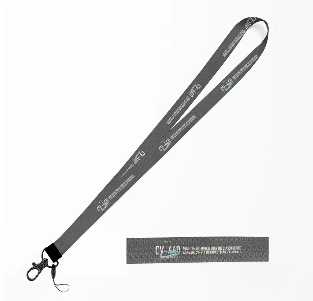 Convair CV-440 Metropolitan lanyard - gray