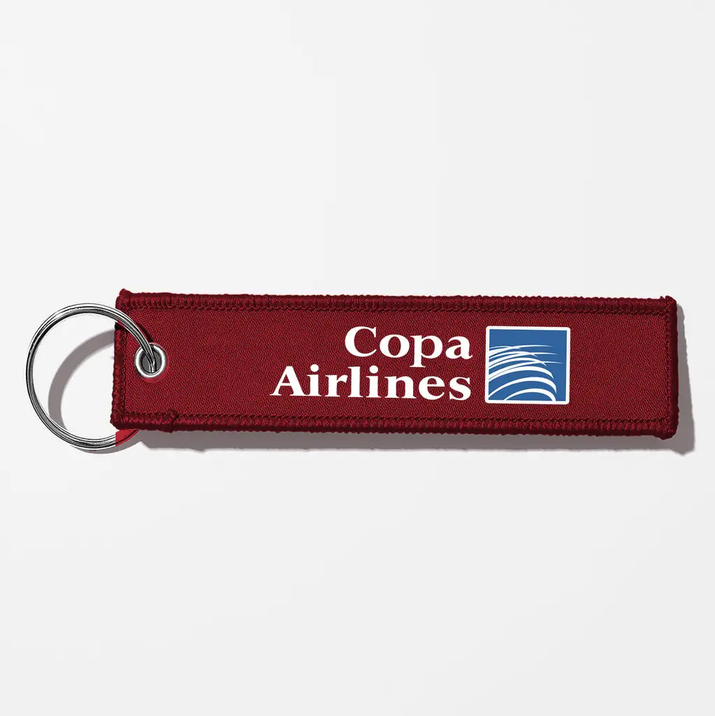 Copa Airlines Crew & Staff Tag Key Chains - Dark Red