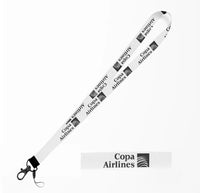 Thumbnail for Copa Airlines lanyard - white