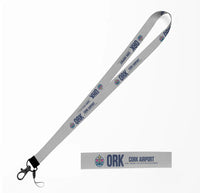 Thumbnail for Cork Airport (ORK) lanyard - light gray