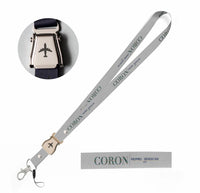Thumbnail for Coron City Series seat belt lanyard - light gray