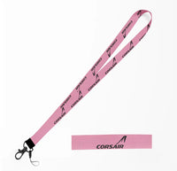 Thumbnail for Corsair Airlines lanyard - pink