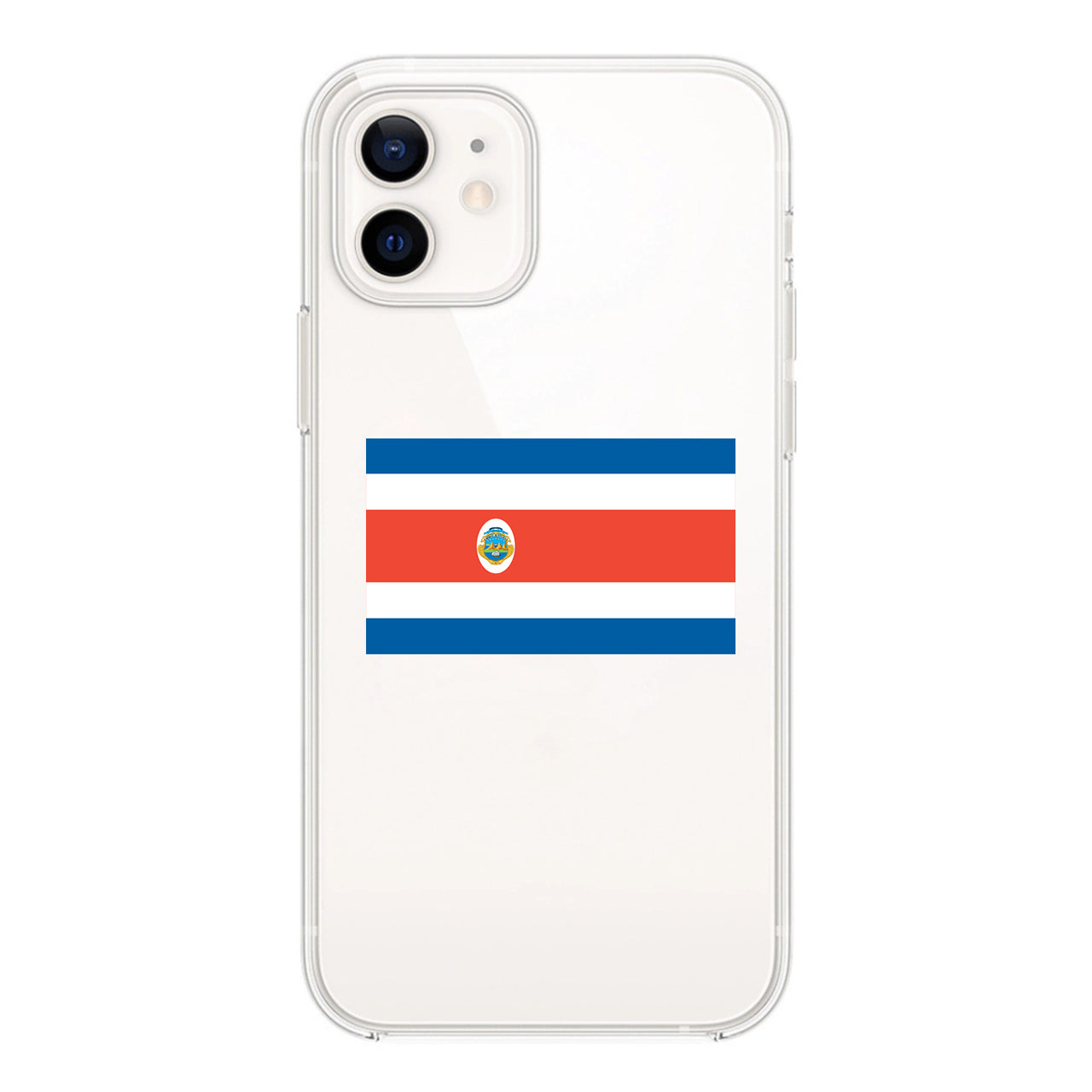 Costa Rica Designed Transparent Silicone iPhone Cases