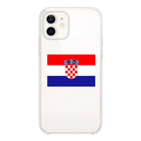 Thumbnail for Croatian Flag Designed Transparent Silicone iPhone Cases