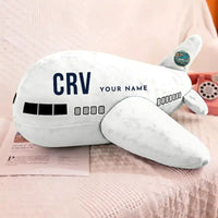 Thumbnail for Crotone Airport (CRV) - Airplane Pillows - White + Name