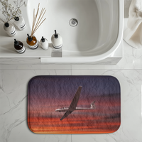 Thumbnail for Cruising Glider at Sunset Designed Bath Mats