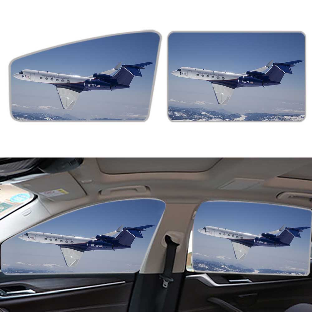 Cruising Gulfstream Jet Designed Car Sun Shade (Side window)