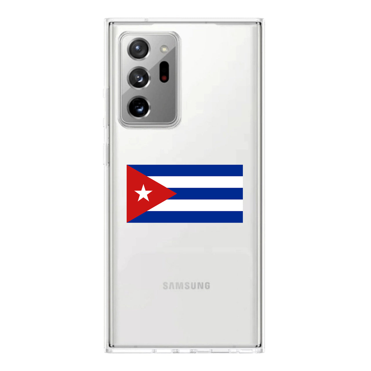 Cuba Transparent Silicone Samsung A Cases