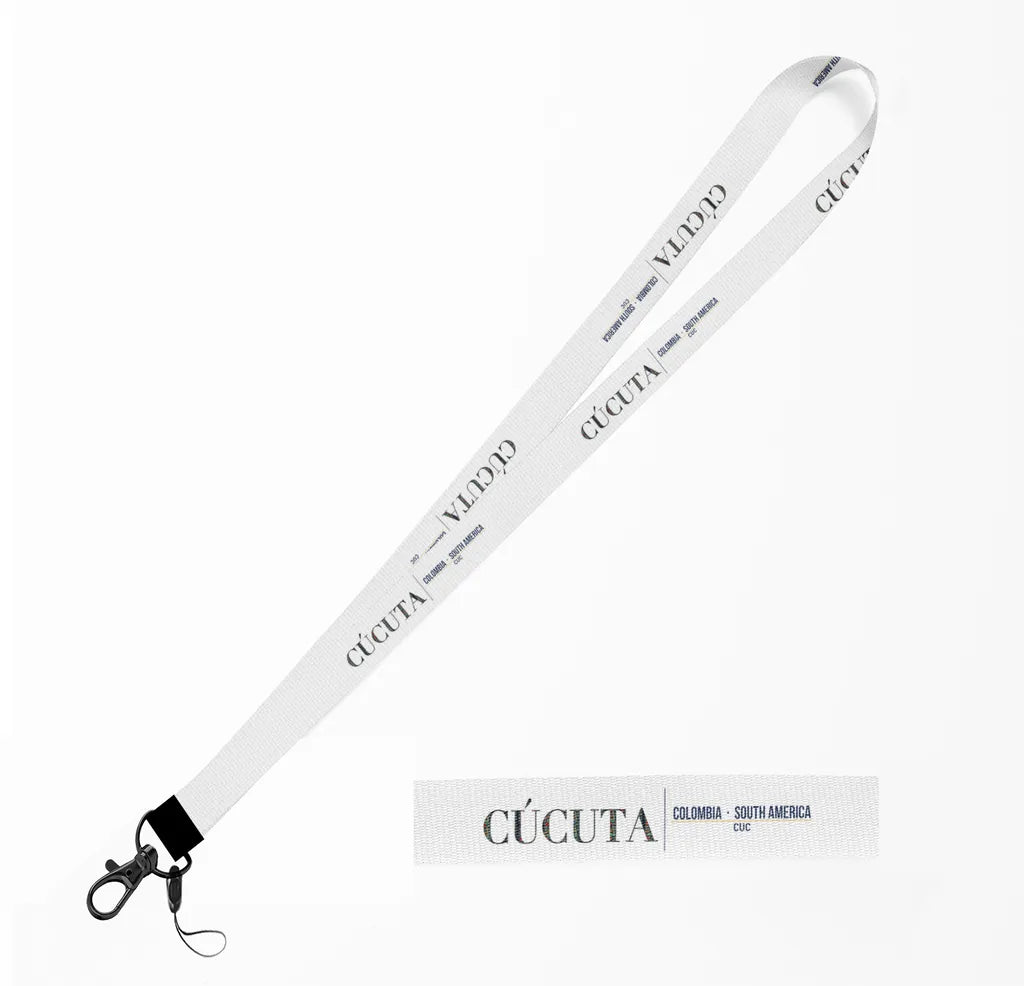 Cúcuta City Series lanyard - white