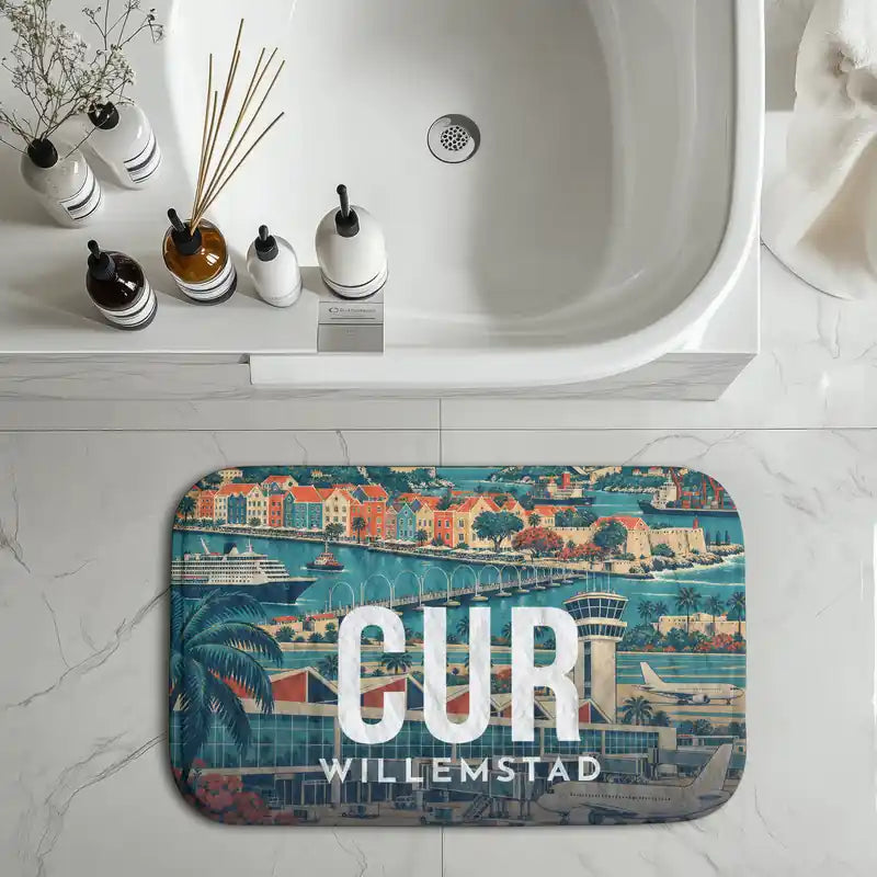 Curaçao International Airport (CUR) bath mat