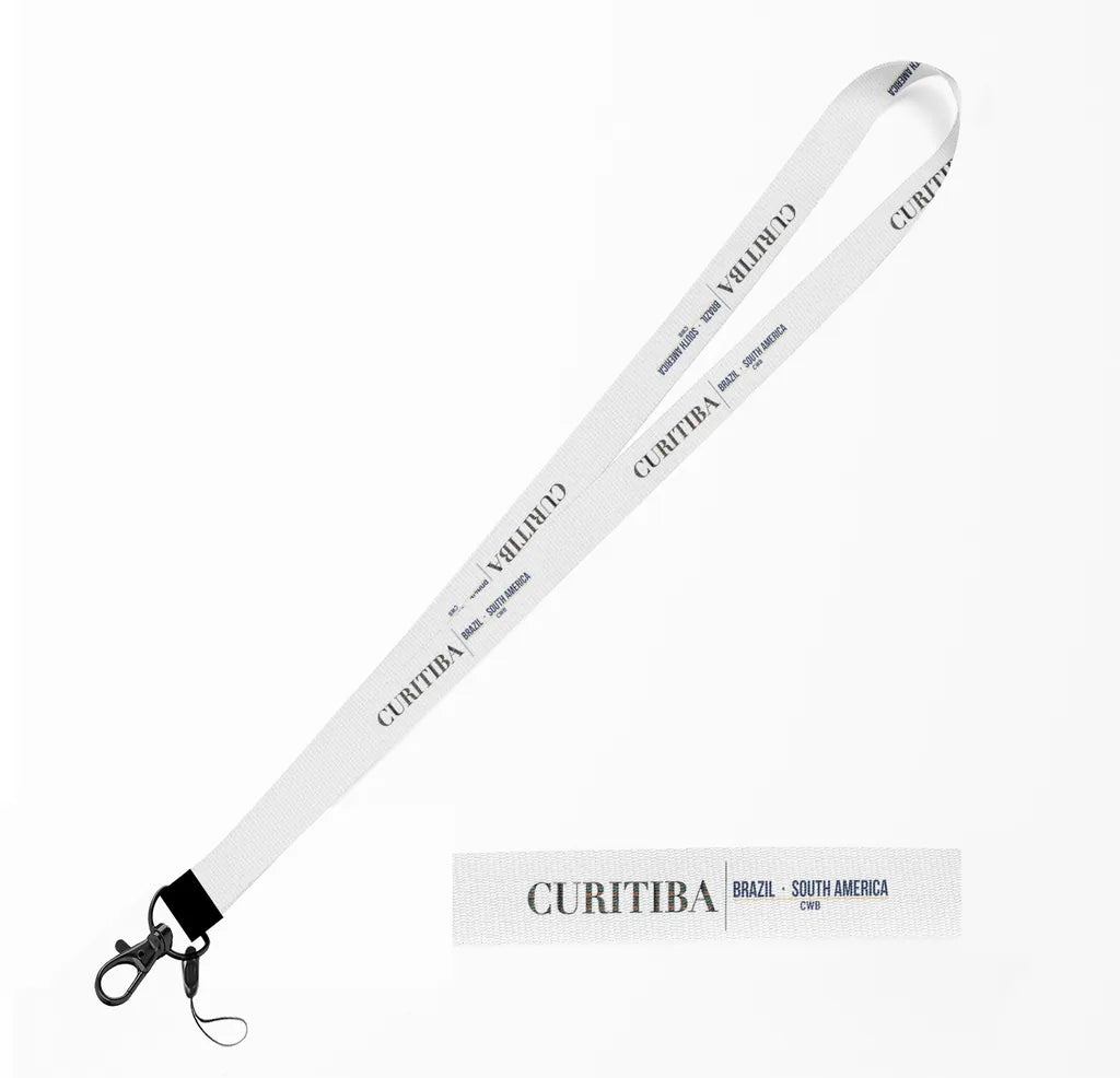 Curitiba City Series lanyard - white