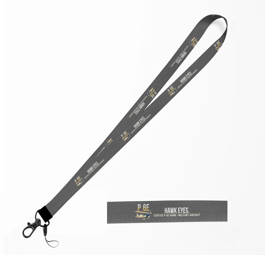 Curtiss P-6E Hawk lanyard - gray