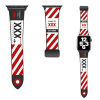 Thumbnail for Custom Airport Code & Name Designed Leather Apple Watch Straps