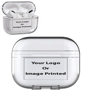 Thumbnail for Custom Design Image Logo Designed Transparent Earphone AirPods 