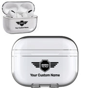 Thumbnail for Custom Name (Badge 5) Designed Transparent Earphone AirPods 