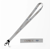 Thumbnail for Cyprus Country Series lanyard - light gray