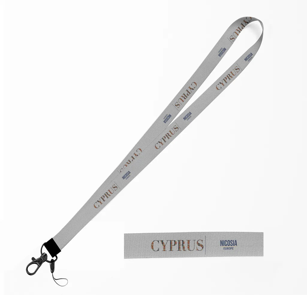 Cyprus Country Series lanyard - light gray