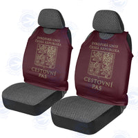 Thumbnail for Czech Republic (Czechia) Passport Designed Car Seat Covers