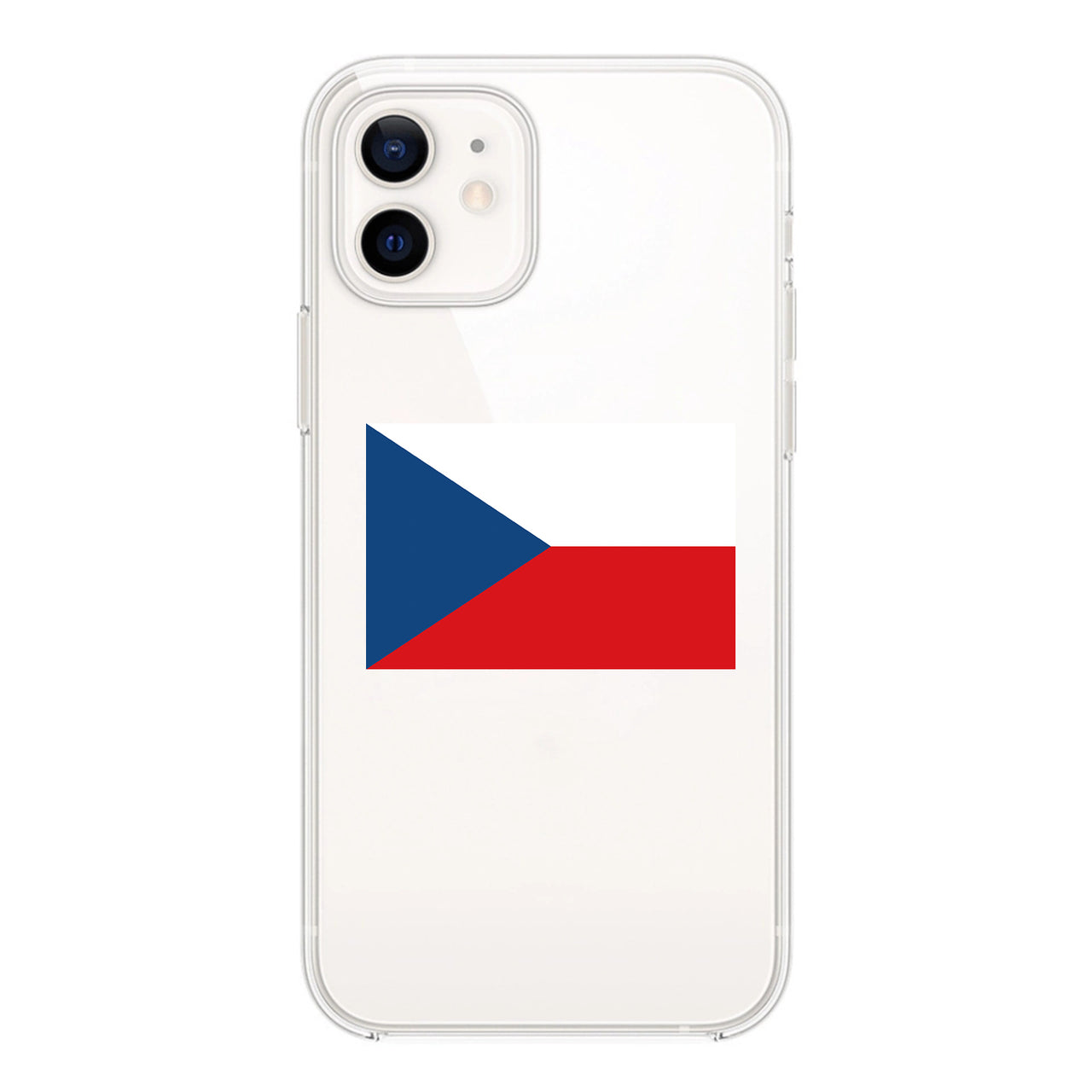 Czech Republic Designed Transparent Silicone iPhone Cases