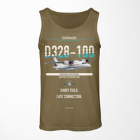 Thumbnail for Dornier D328-100 design on green army tank top