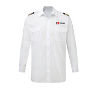 Thumbnail for I Love Embraer Designed Long Sleeve Pilot Shirts