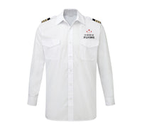 Thumbnail for I'D Rather Be Flying Designed Long Sleeve Pilot Shirts