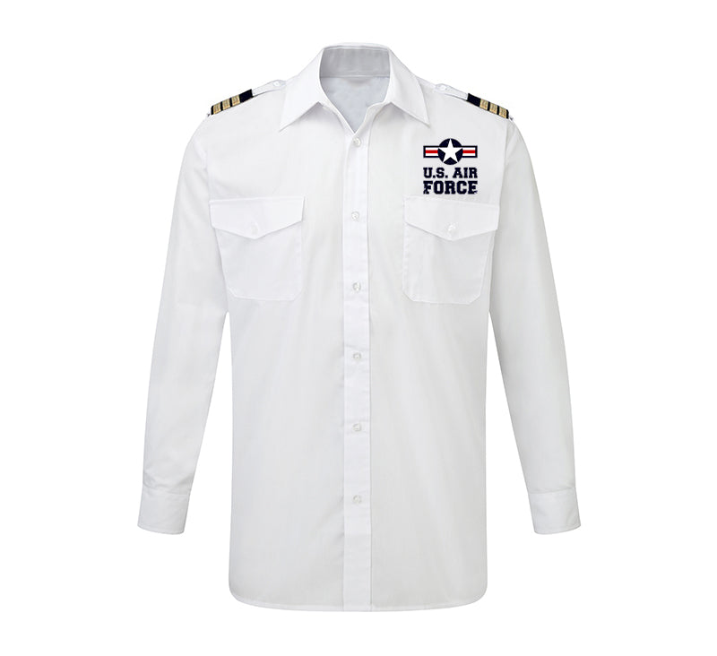 US Air Force Designed Long Sleeve Pilot Shirts